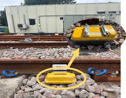 Prototype installed at Exeter St David train station Depot